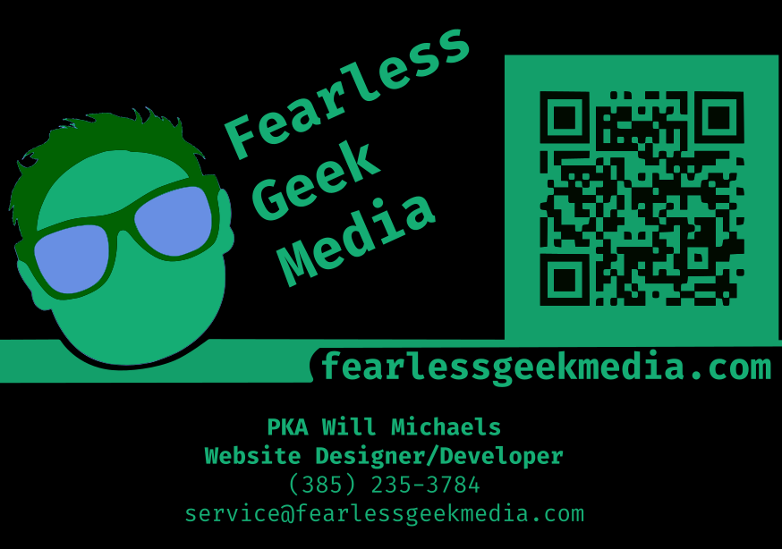 Fearless Geek Media Business Card
