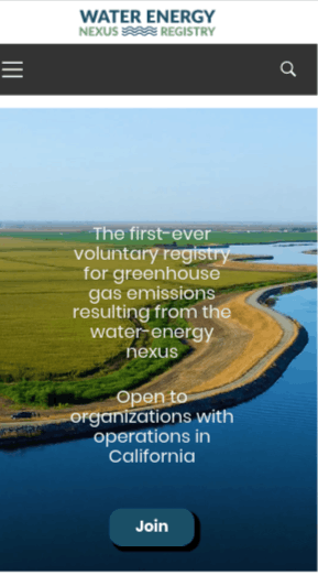Water Nexus Registry - Another page